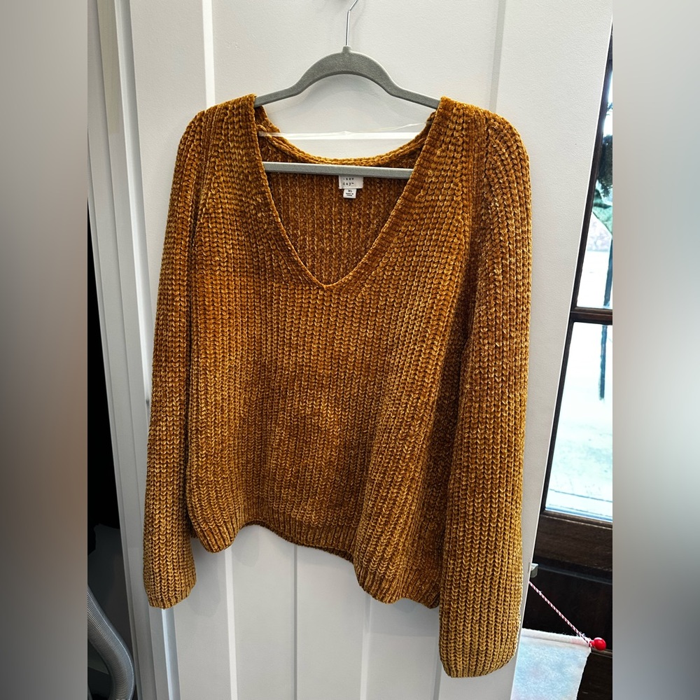 a new day mustard V-Neck Sweater